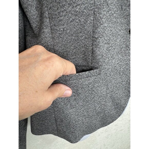 Banana Republic Women's Classic Fit Blazer Size 6 Gray Preppy Office - Picture 3 of 9